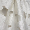 exquisite clipped weave viscose jacquard woven - cream