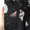 exquisite clipped weave viscose jacquard woven - black
