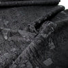 exquisite clipped weave viscose jacquard woven - black