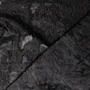 exquisite clipped weave viscose jacquard woven - black