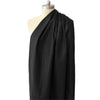 'super washed' viscose blend backed faux leather - black