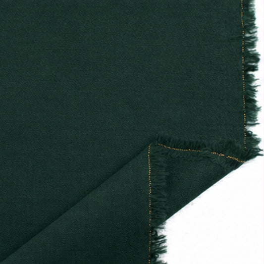 virgin wool stretch suiting - evergreen