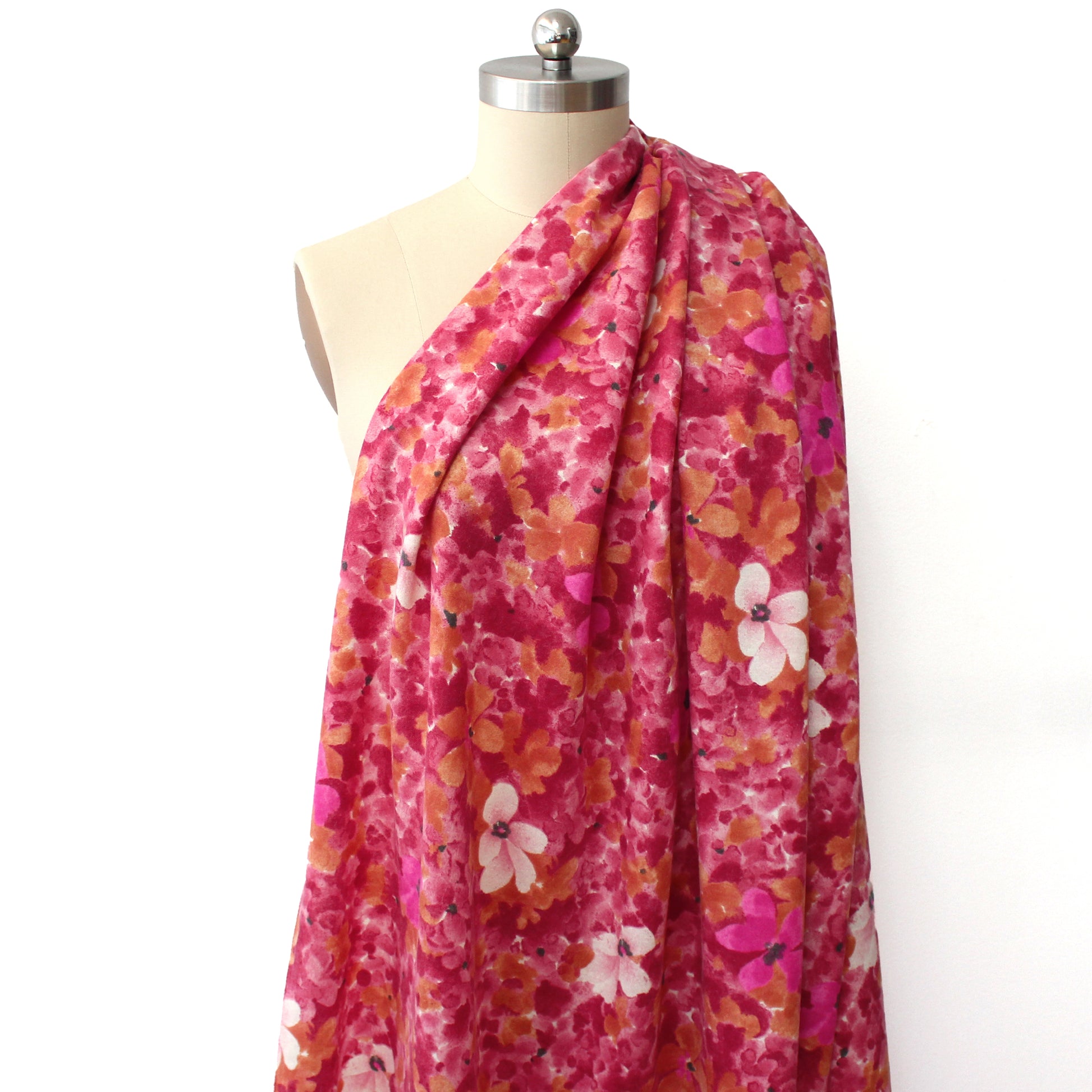 Italian 'bouquet' luxury wool/mohair dressweight twill