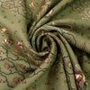 Italian luxury 'cottage garden' wool/silk dressweight twill