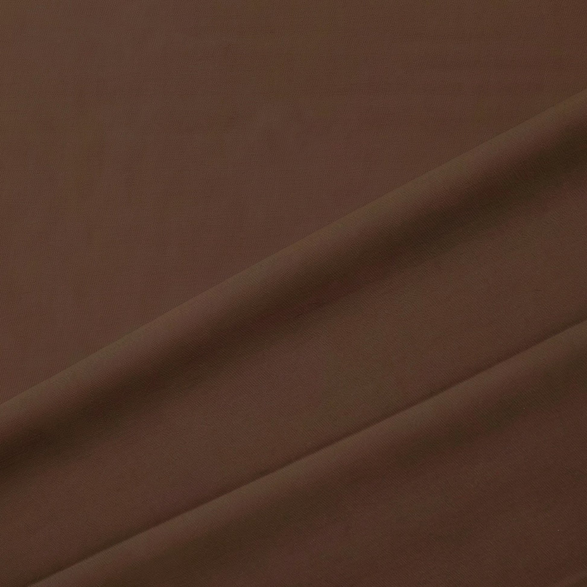Italian wool stretch twill suiting - dark chocolate, Oeko-Tex cert.