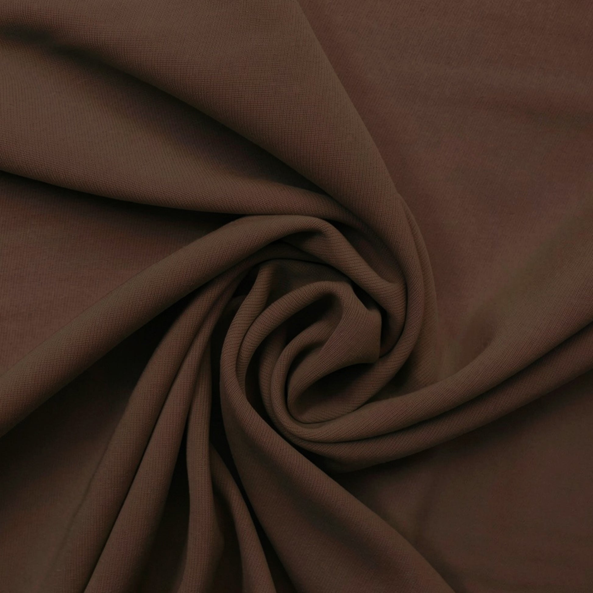 Italian wool stretch twill suiting - dark chocolate, Oeko-Tex cert.