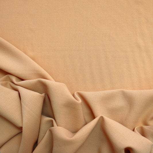 Italian double gauze wool suiting - apricot
