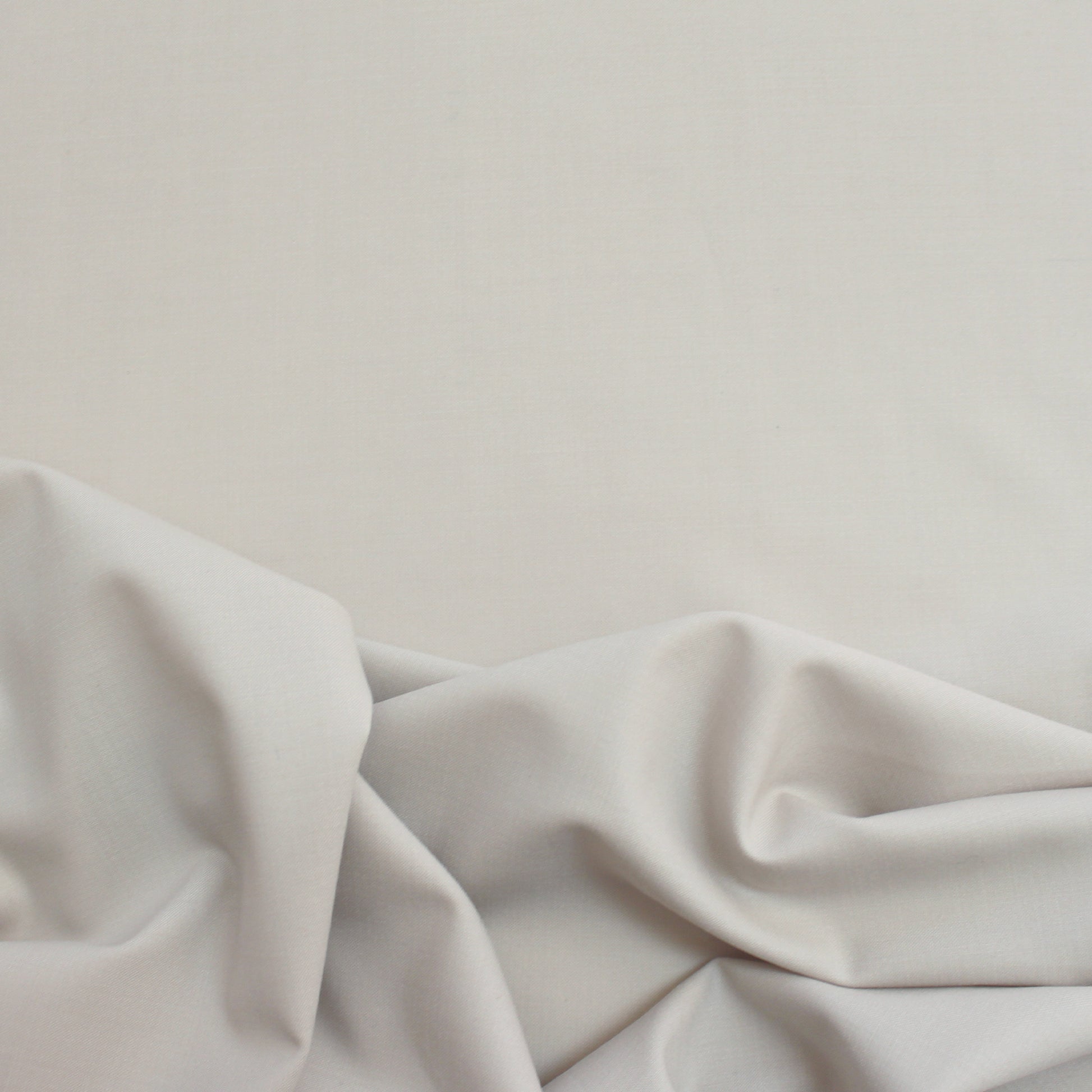 Italian wool stretch suiting - warm fog, Oeko-Tex cert.