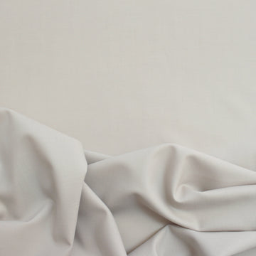 Italian wool stretch suiting - warm fog, Oeko-Tex cert.
