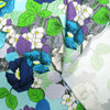 Italian 'garden journal' stretch cotton sateen