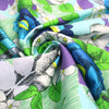 Italian 'garden journal' stretch cotton sateen