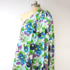 Italian 'garden journal' stretch cotton sateen