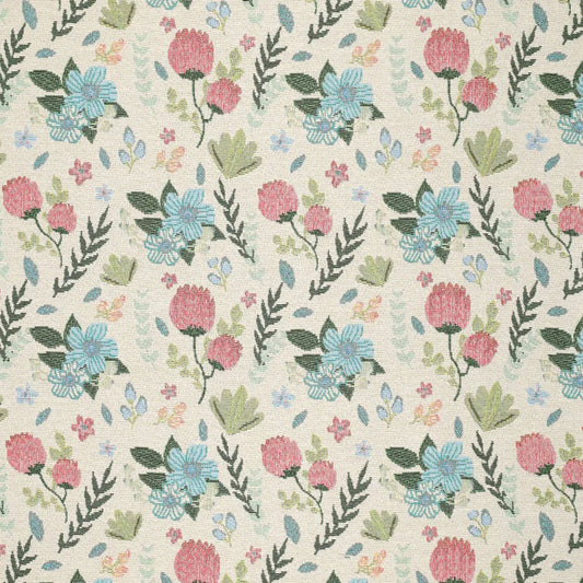 'vintage floral' woven jacquard tapestry
