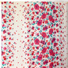 'bohemian bouquet' cotton sateen border print