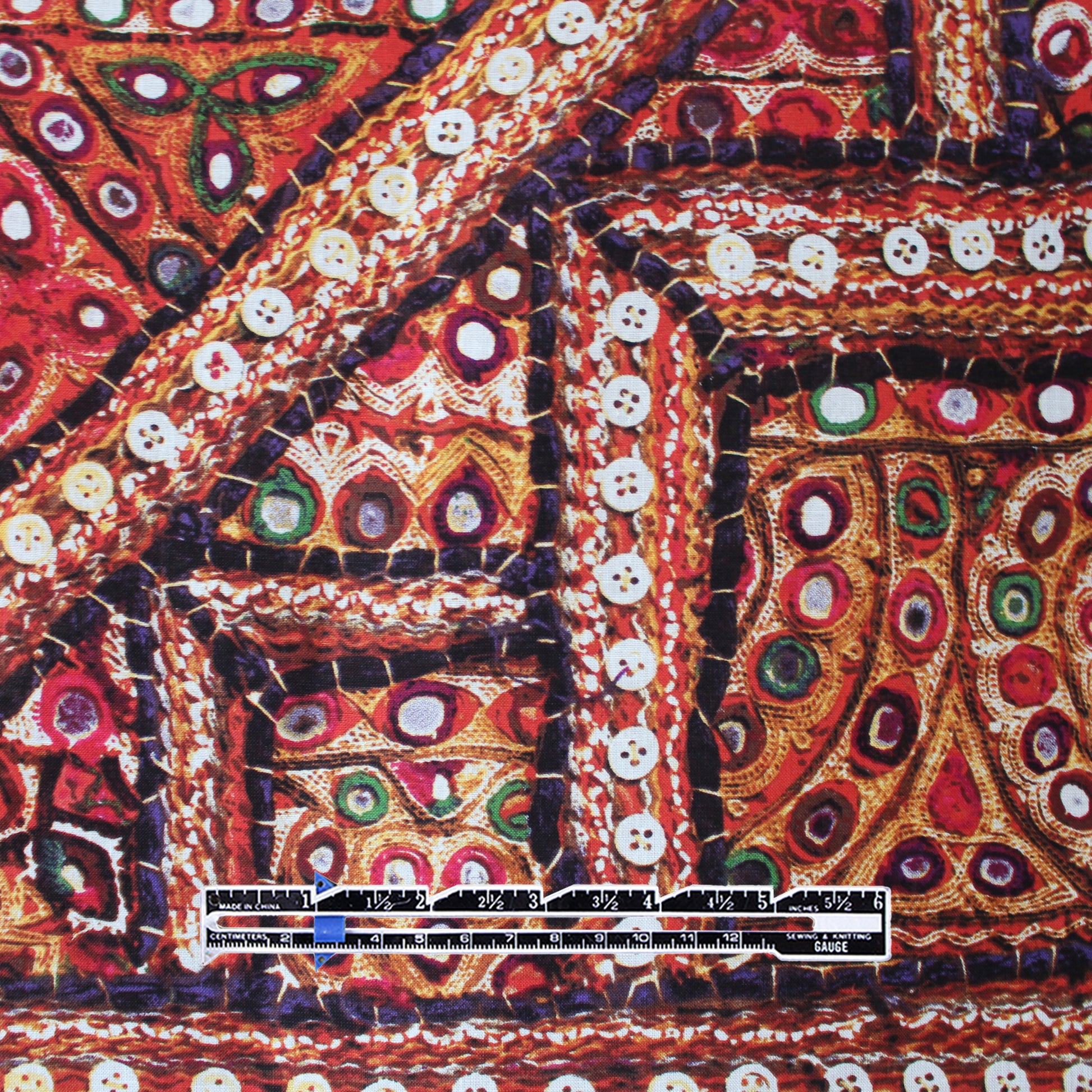 deadstock 'embellishments' dressweight linen woven