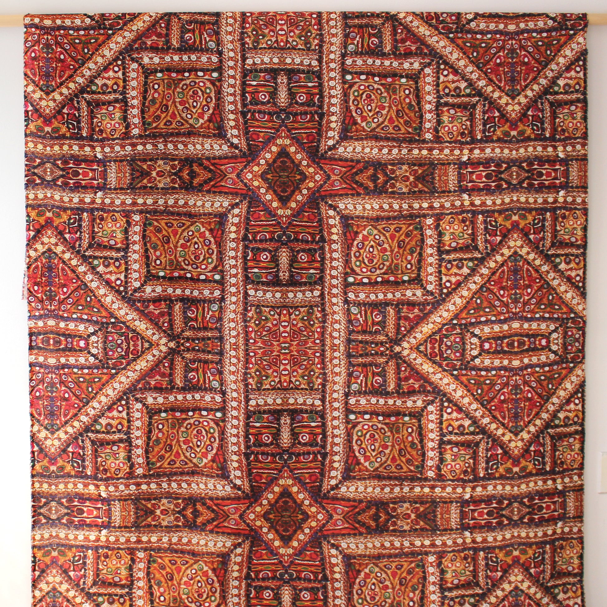 deadstock 'embellishments' dressweight linen woven