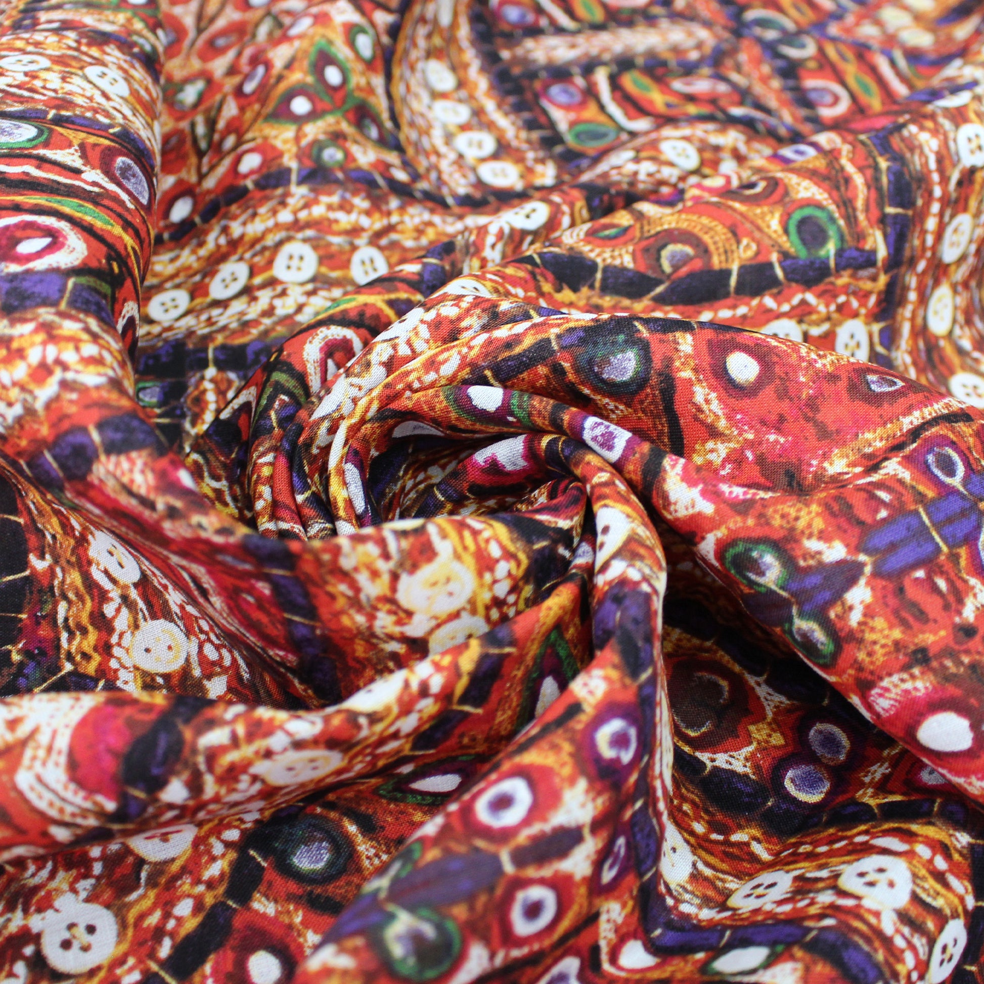 deadstock 'embellishments' dressweight linen woven