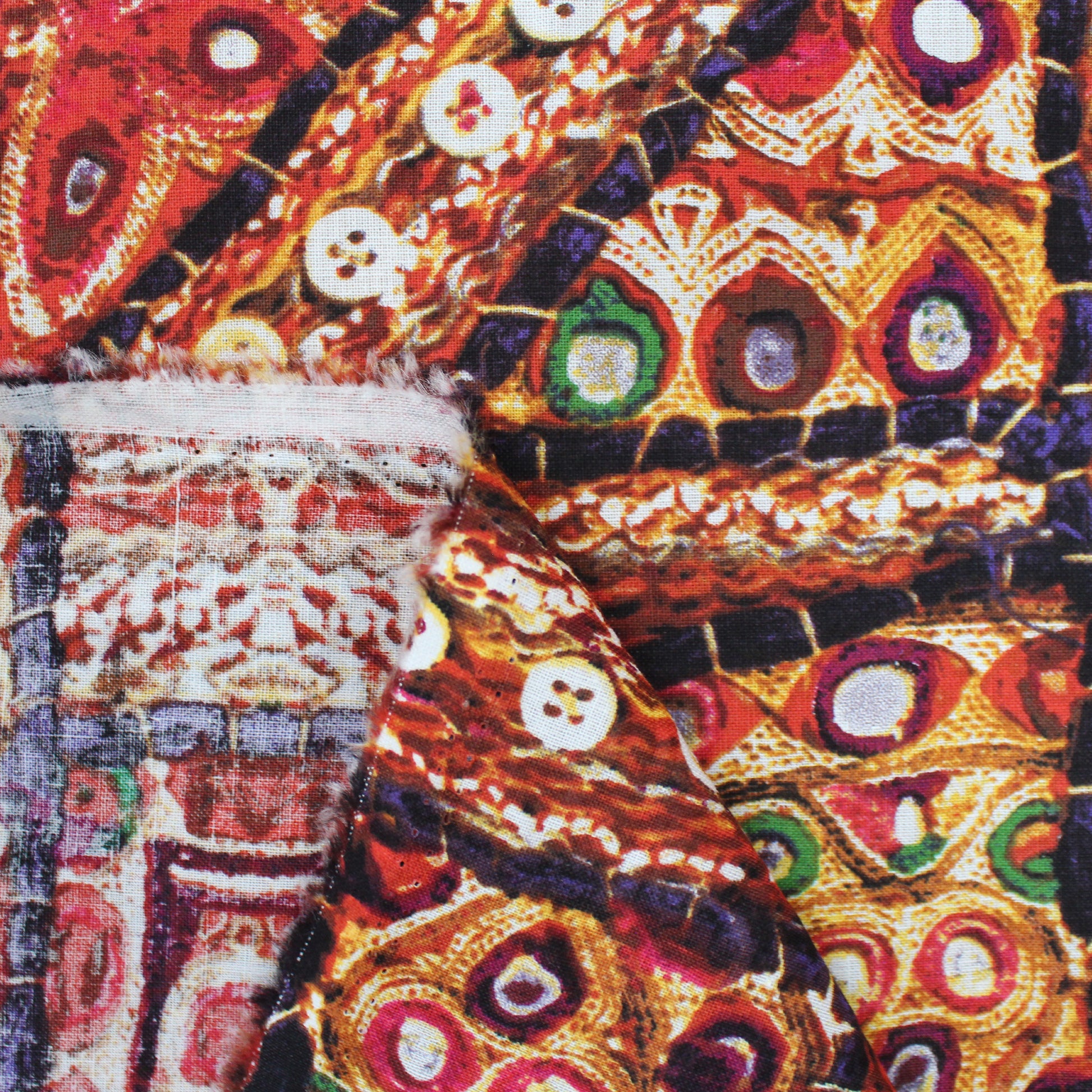 deadstock 'embellishments' dressweight linen woven