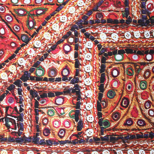 deadstock 'embellishments' dressweight linen woven