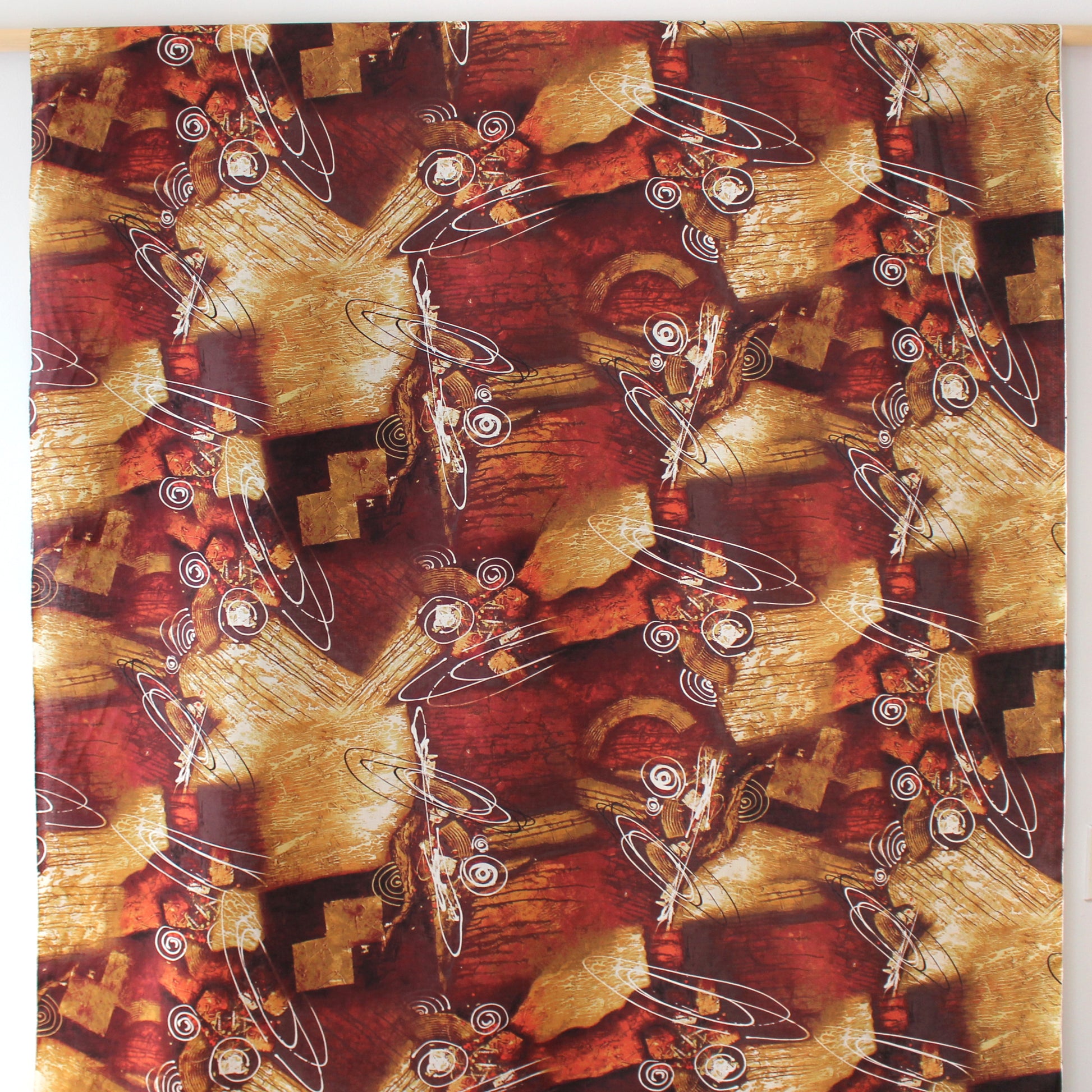 deadstock 'impressions' dressweight linen woven