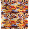 deadstock 'folk dream' dressweight linen woven