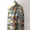deadstock 'floral mythology' dressweight linen woven