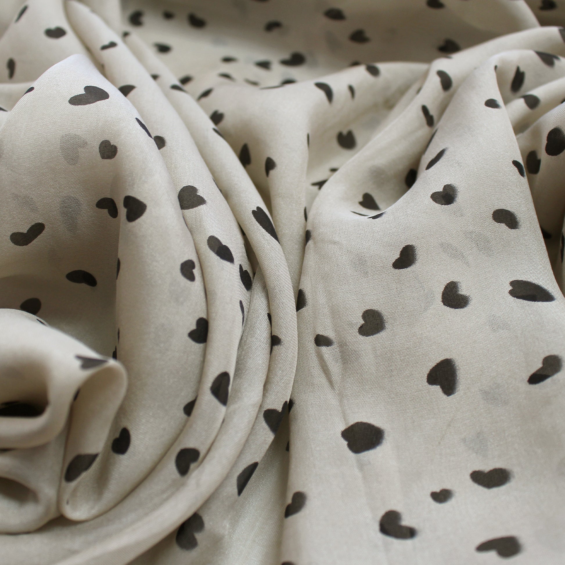 'wild at heart' printed silk featherweight woven