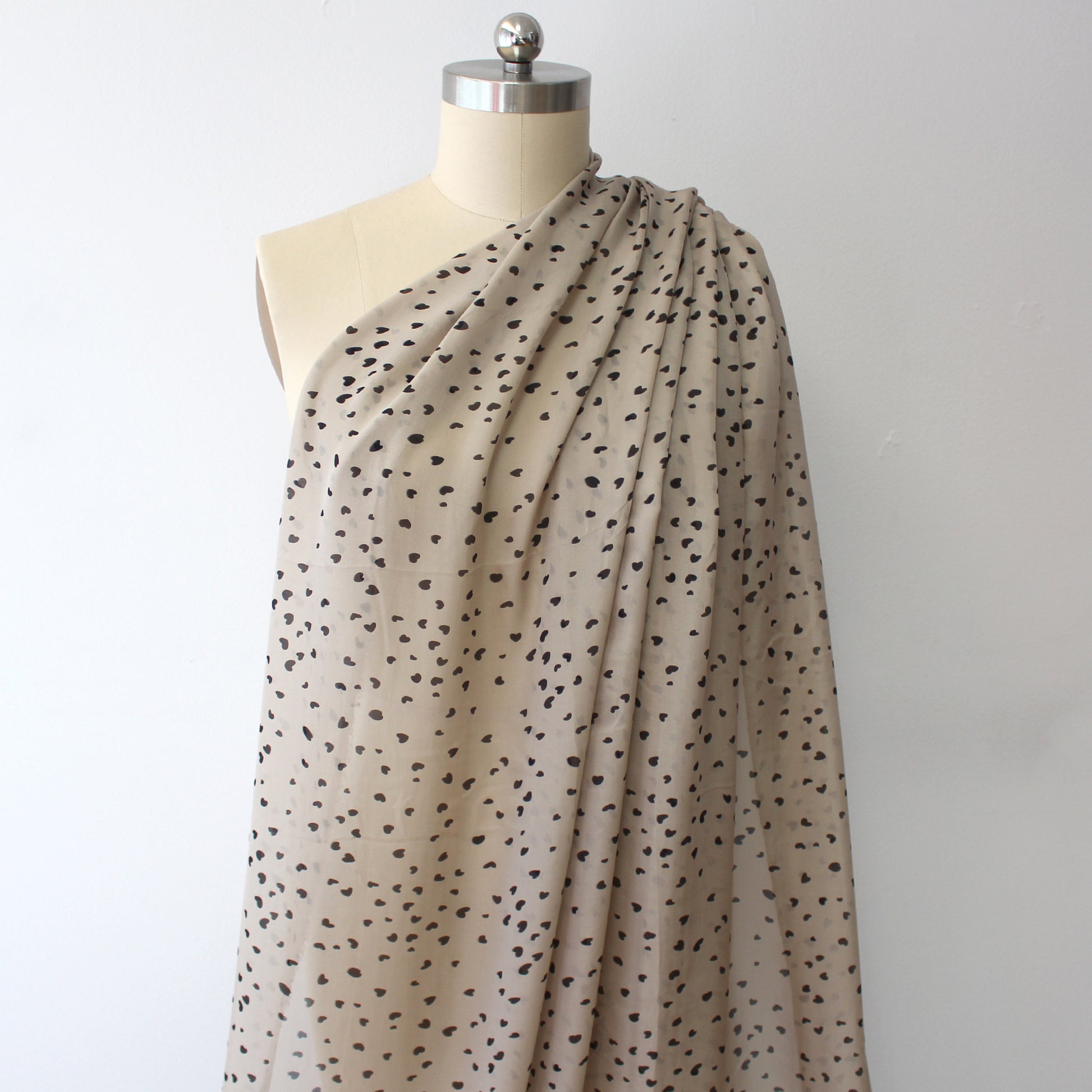 'wild at heart' printed silk featherweight woven