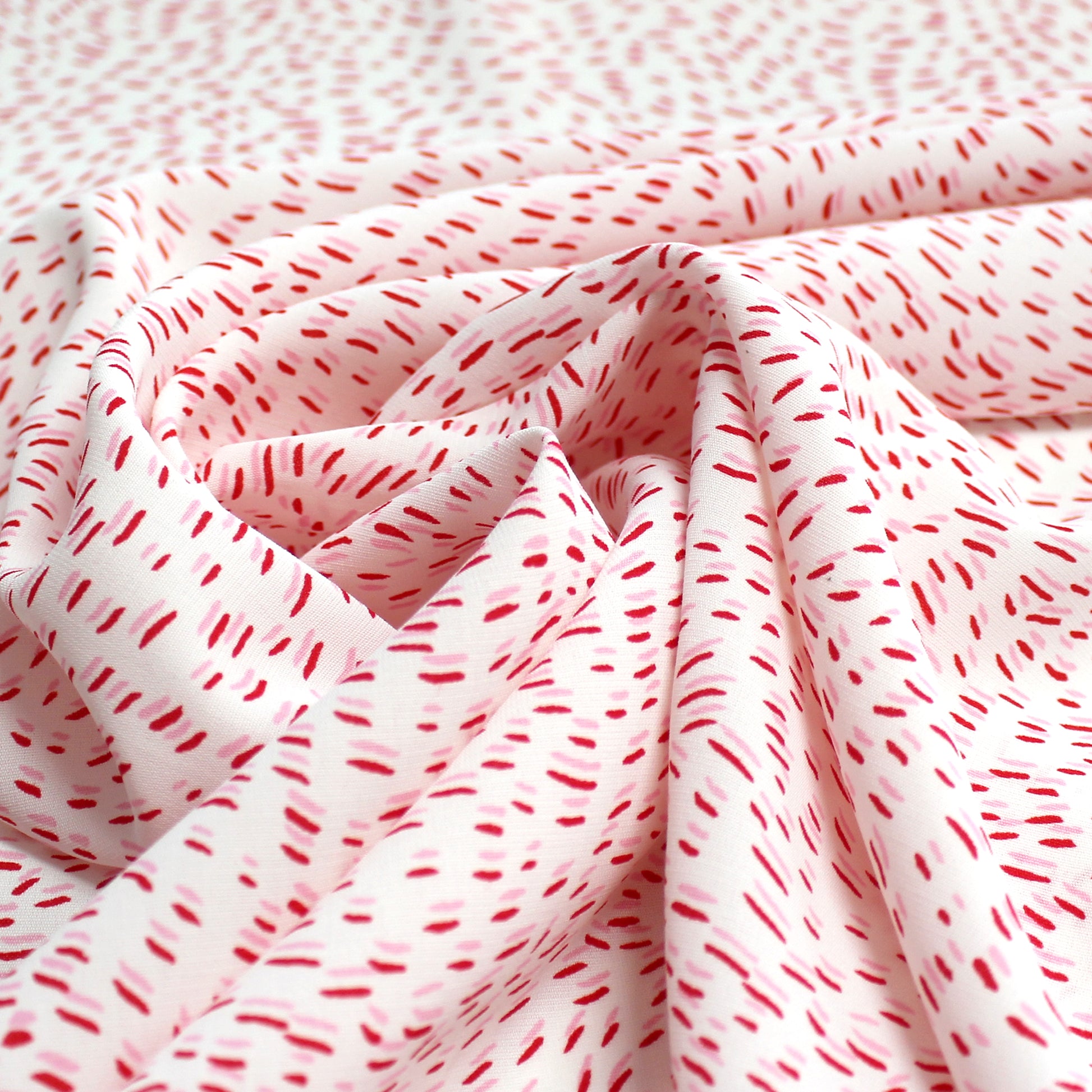 deadstock 'lovely dash' viscose challis