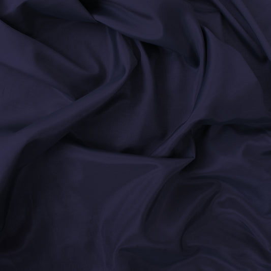 deadstock cotton/silk broadcloth - marine