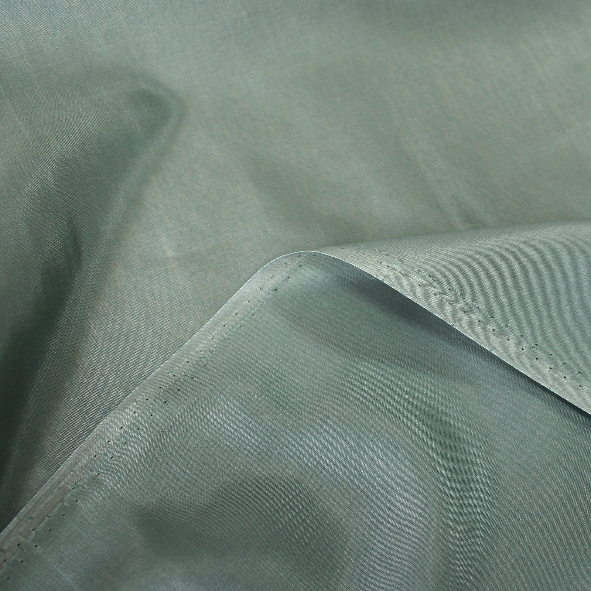 deadstock cotton/silk broadcloth - sage green