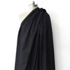 deadstock cotton/silk broadcloth - black