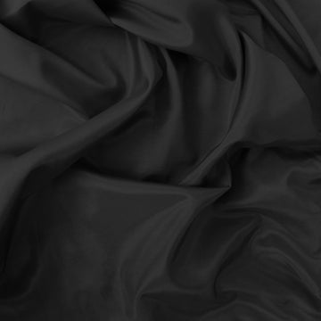 deadstock cotton/silk broadcloth - black