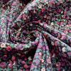 Japanese 'babywale' graphic floral cotton corduroy - pink/sage