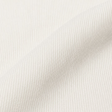 Japanese 'babywale' cotton corduroy - soft white