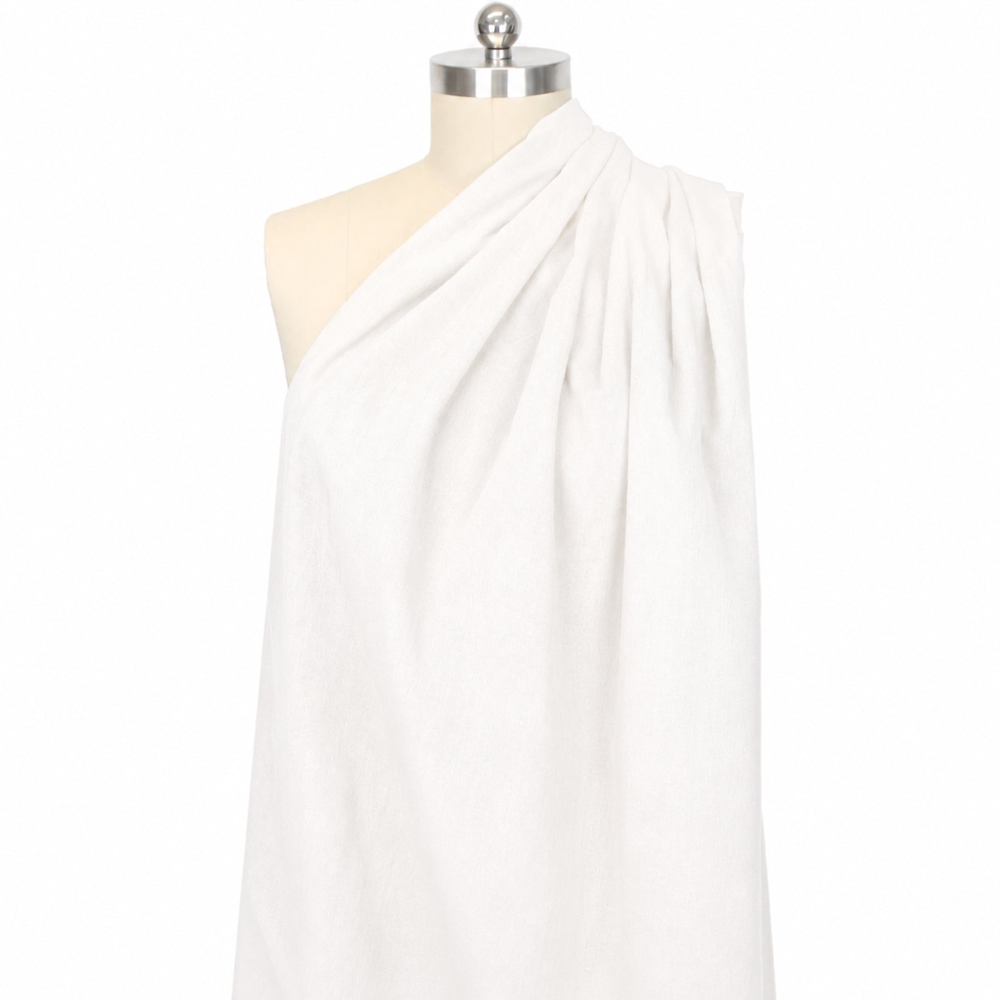 Japanese 'babywale' cotton corduroy - soft white