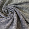 Italian 'line block' wool/cotton basketweave, Oeko-Tex cert.