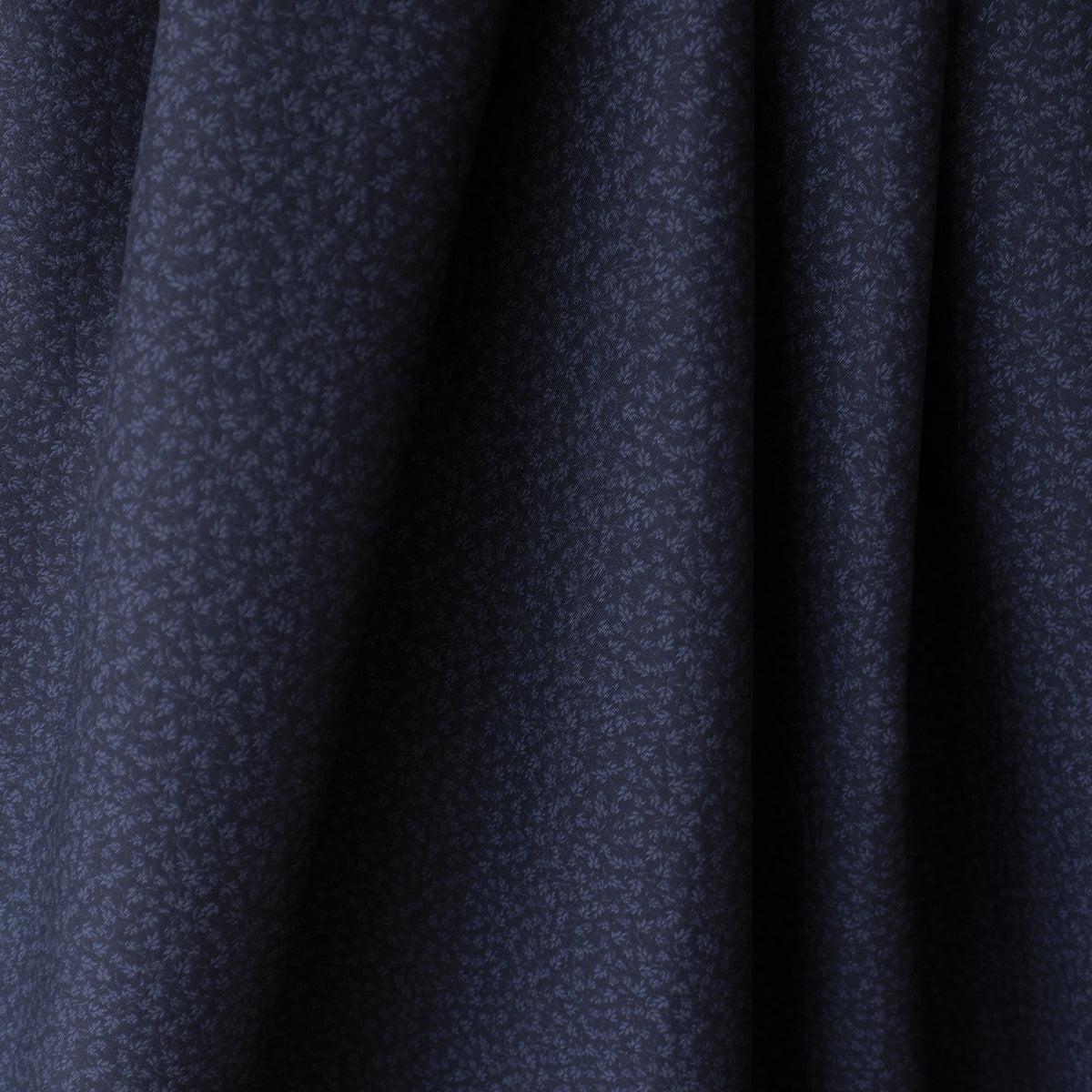 wool/cotton reversible jacquard woven 'blue leaf', Oeko-Tex cert.