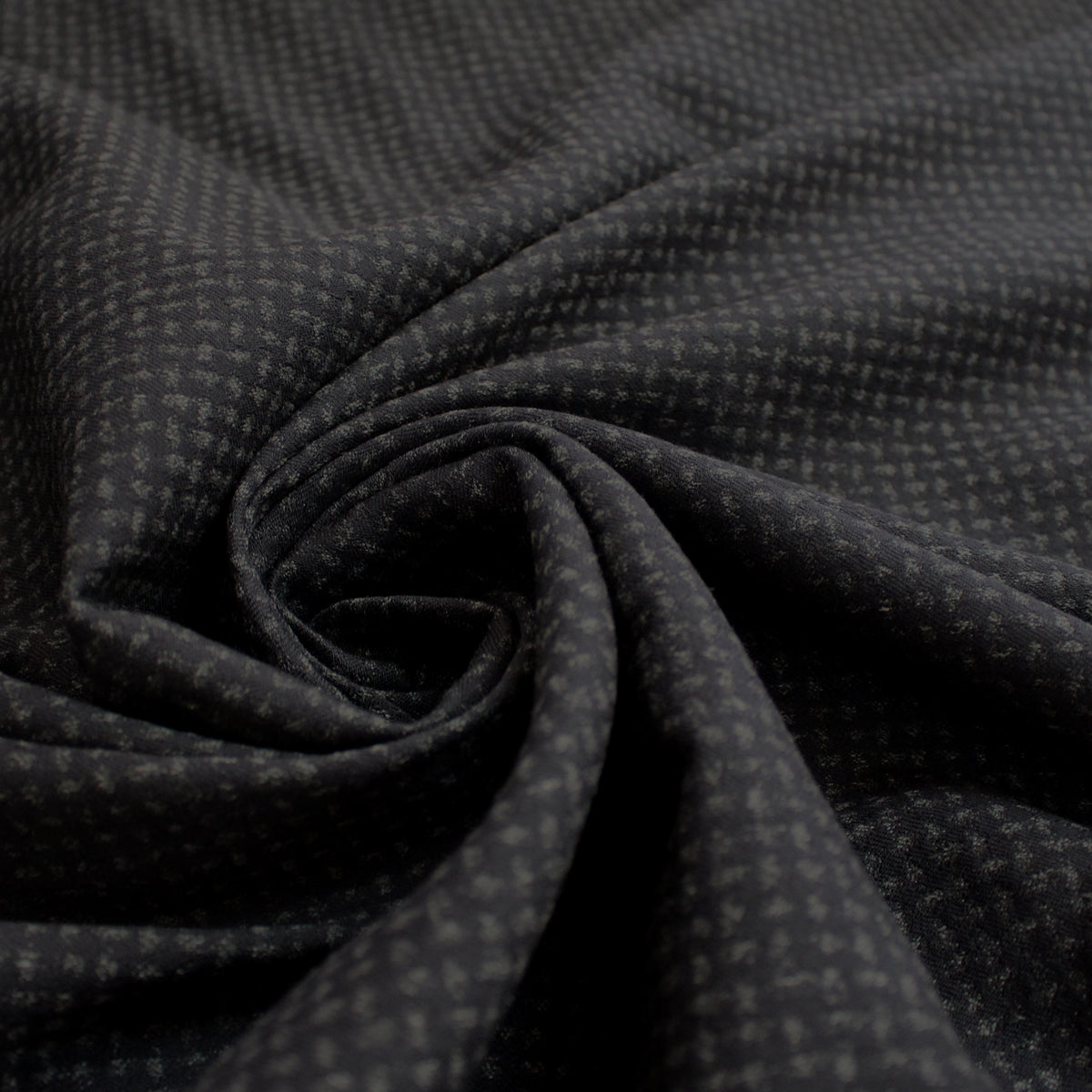 wool/cotton reversible jacquard woven 'implied check', Oeko-Tex cert.