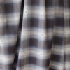 Italian 'Douglas' plaid fil coupé cotton twill, Oeko-Tex cert.