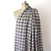 Italian 'Hepburn' plaid fil coupé cotton twill, Oeko-Tex cert.