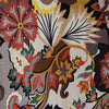 Italian 'floral mood' viscose knit - terracotta