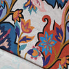 Italian 'floral mood' viscose knit - blue