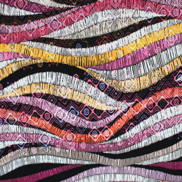 Italian 'watermark' viscose knit