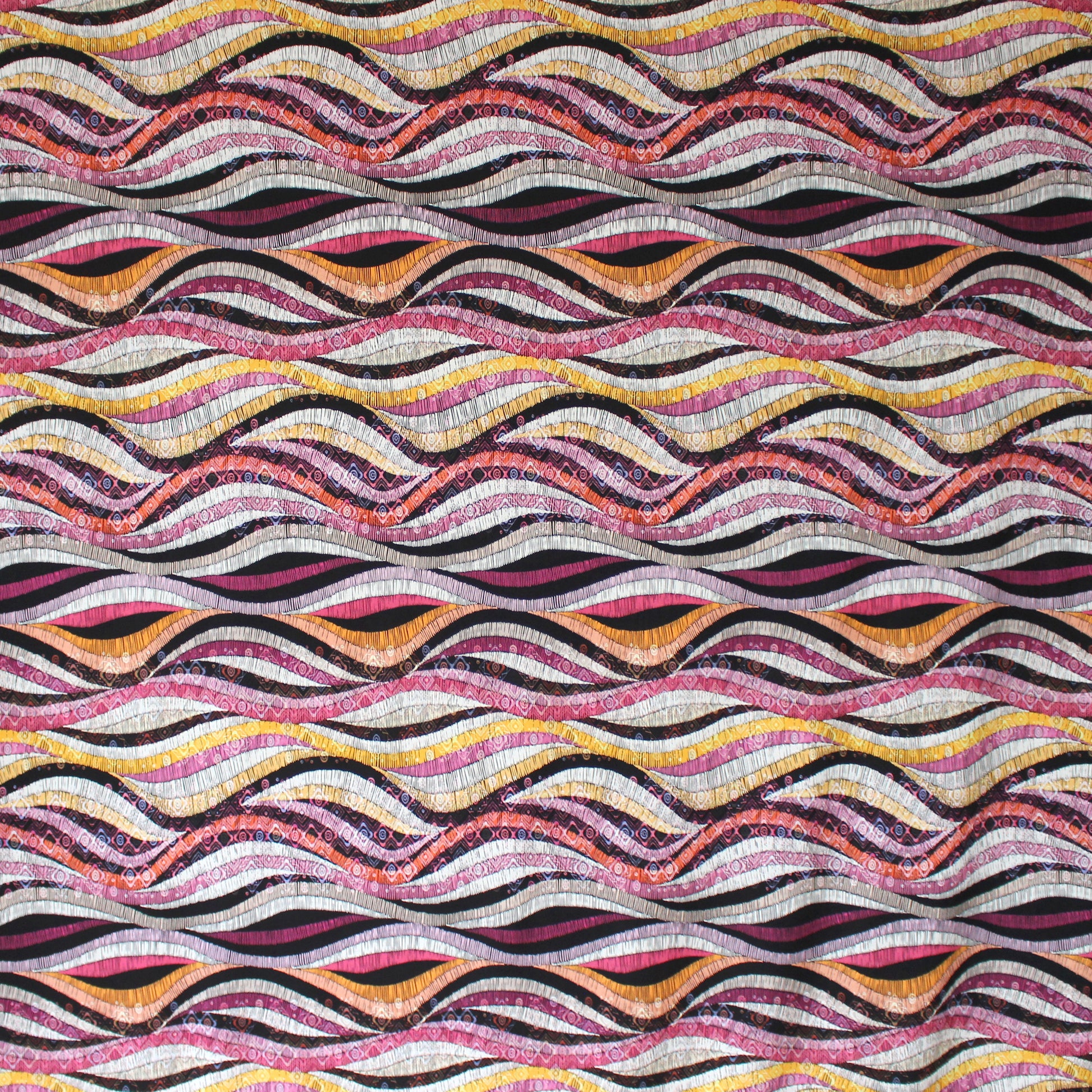Italian 'watermark' viscose knit