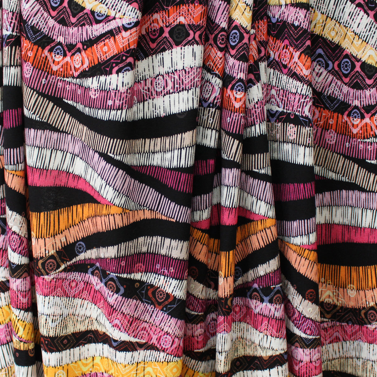 Italian 'watermark' viscose knit