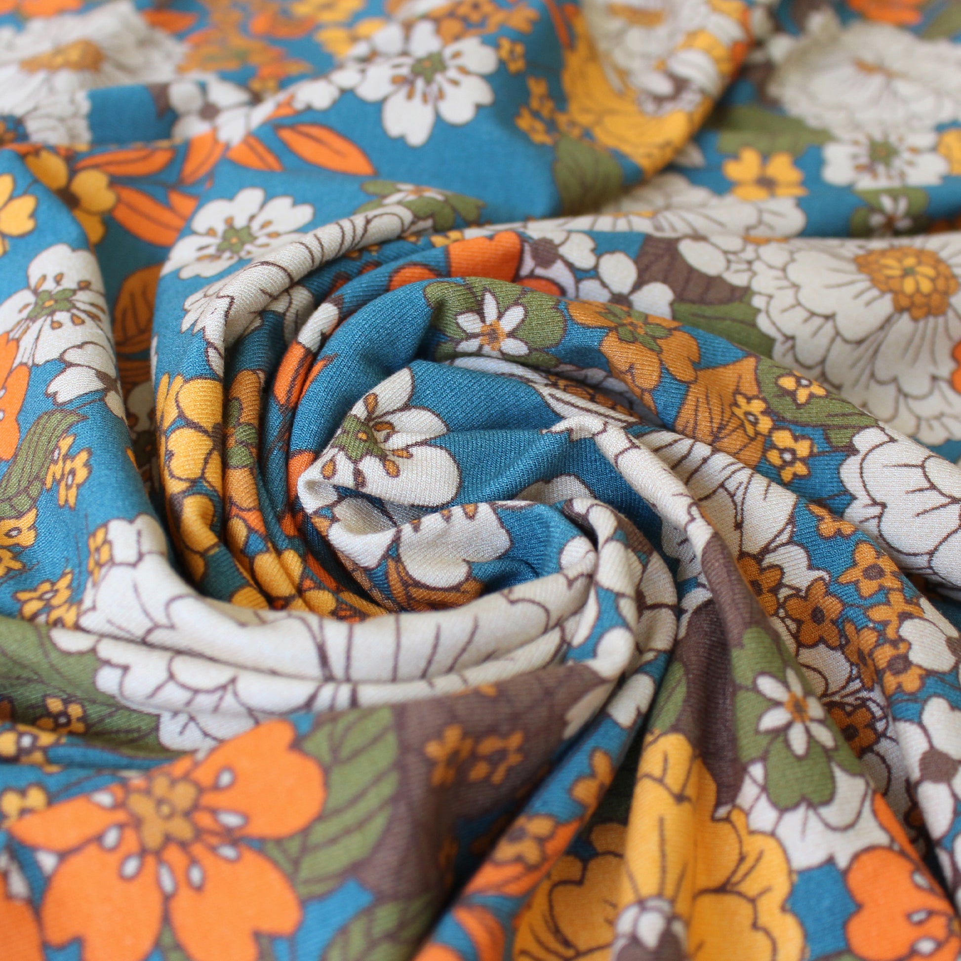 Italian 'feeling groovy' viscose knit