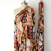 Italian 'abstract autumn' viscose knit