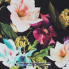 Italian 'floral spotlight' viscose knit