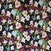 Italian 'floral spotlight' viscose knit